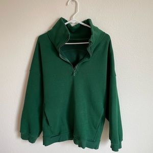 Lululemon thick fleece half zip sweatshirt
